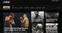 Desktop Screenshot of boxinghalloffame.com